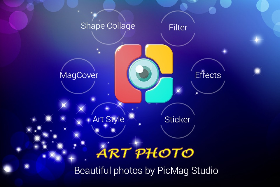 Art Photo Studio- Shape Collage - Magazine Photo Effects screenshot 2