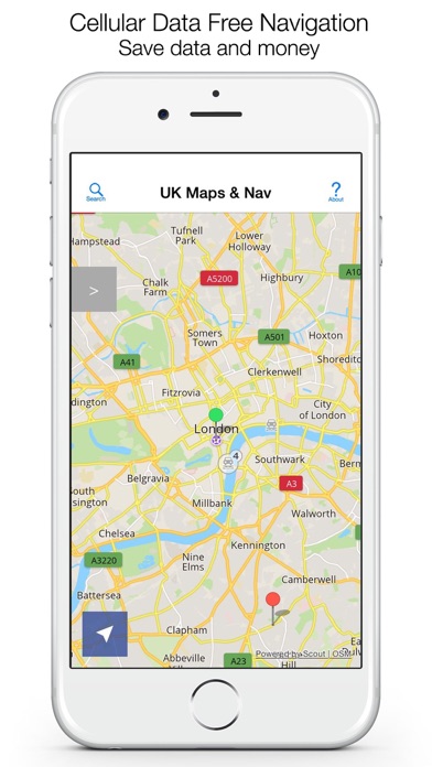 UK Offline Maps and Offline Navigation Screenshot 1