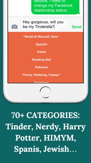 Pick-Up Keyboard: Funny Lines OK for Hinge, Tinder or Zoosk (圖2)-速報App