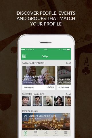 Bridgers - A social app for Bridge players screenshot 3