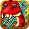 Classic Snakes and Ladders game with real snake animations and different characters