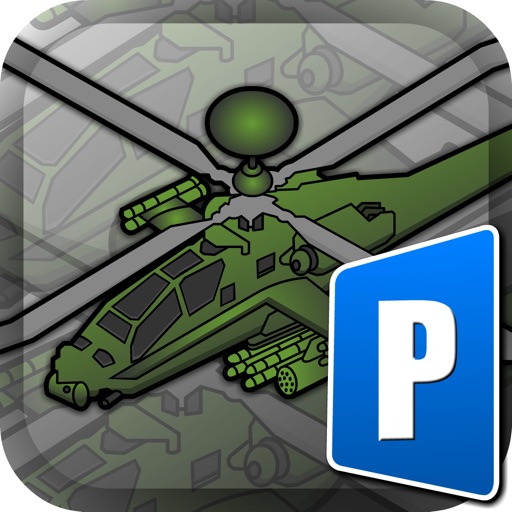 Black Hawk Apache Chopper PRO - RC Control Helicopter Flight, Land, Parking Simulator iOS App