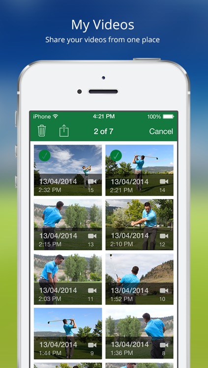 Golf Coach - Automatically Record, Annotate and Analyse your Golf Swings screenshot-3