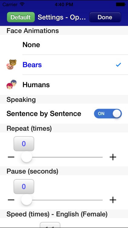 SpeakSafari - Speak Extension for Safari screenshot-3