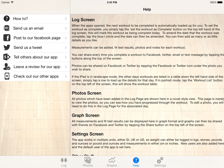 Log for Insane Workout HD screenshot-3