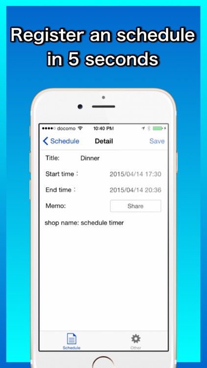 Schedule timer - efficiently task management