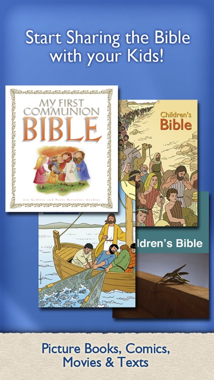 First Communion Bible – Stories, Comic Books & Movies to prepare the Holy Eucharist with your Kids, Christian Family and School screenshot-3