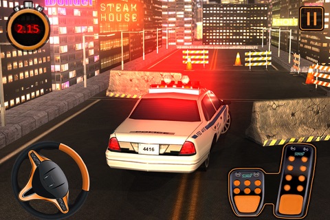 3D Police Car Driving School - Parking Edition screenshot 2