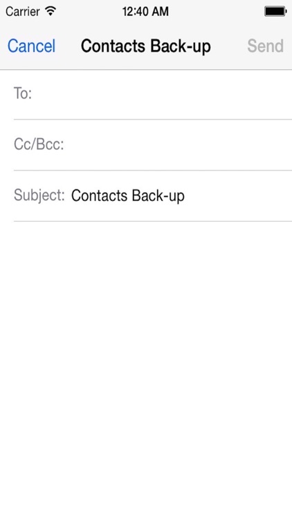 Backup-Contacts screenshot-3