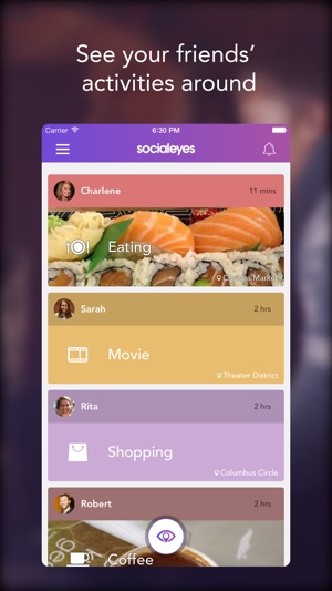 Socialeyes - Meet Up With Friends Without Hassle | Easily sh(圖3)-速報App