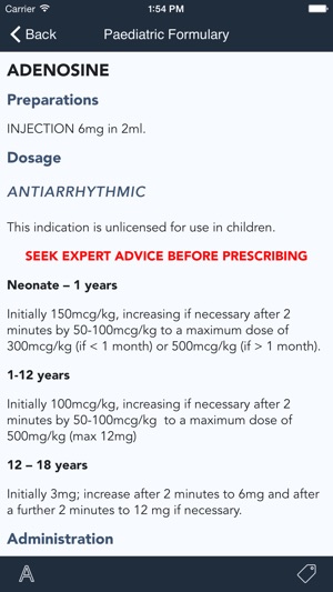 Paediatric Formulary(圖3)-速報App