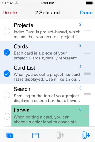 Index Card for iPhone screenshot 4