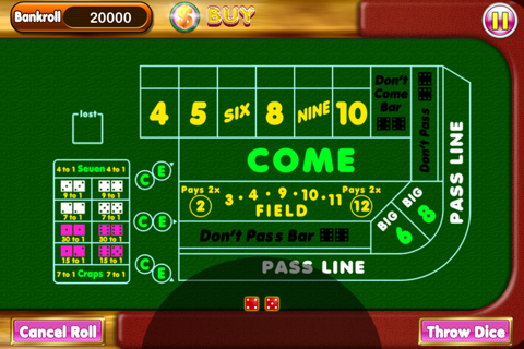 Best Craps Casino Game FREE - Addict Betting! screenshot 3