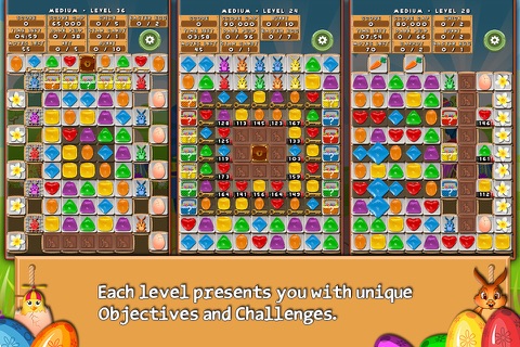 Bunny Drops - Match three puzzle screenshot 4