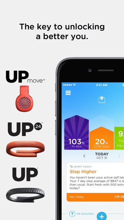 UP® for UP Move™, UP24™, and wired UP® bands