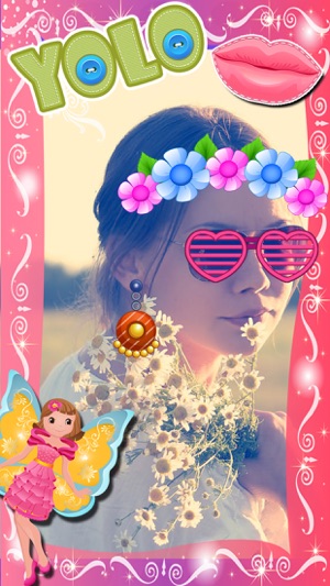 My Princess Photo Booth- Dress up props and stickers editor (圖2)-速報App