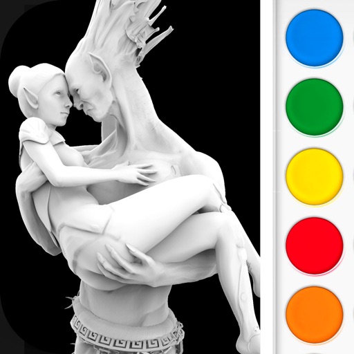 Figuromo Artist : Gargoyle Love - 3D Color Combine & Design Fantasy Sculpture icon