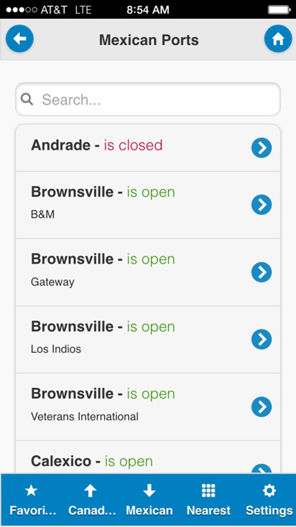 CBP Border Wait Times