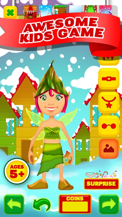 Name My Santas Amazing Little Helper North Pole Magic Builder Elf Design Game - Free App screenshot-3