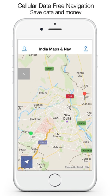 India Offline Maps and Offline Navigation screenshot-0