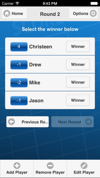 Poker Pool Scorecard
