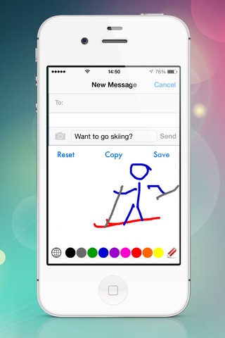 Scribble Keyboard - keyboard for iOS8 to draw, paint and doodle screenshot 3