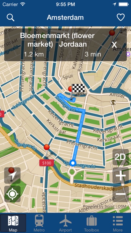 Amsterdam Offline Map - City Metro Airport and Travel Plan screenshot-4