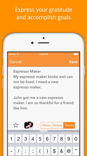 Wants & Thanks Journal Gratitude(圖1)-速報App