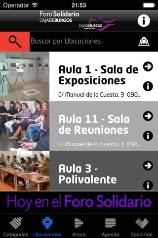 Foro Solidario Caja de Burgos screenshot 3