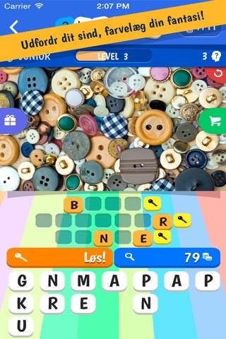 3 Words: Colorful – find three secret words in one crazy colorful picture screenshot 4