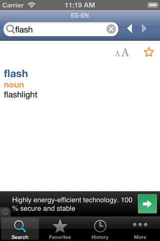 Spanish<>English Dictionary screenshot 2