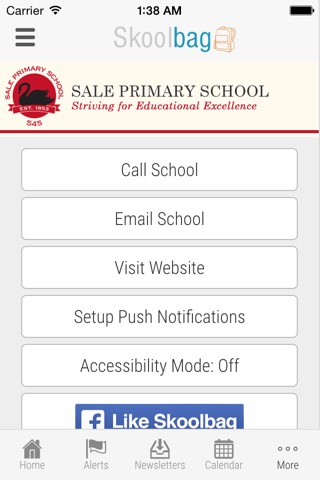 Sale Primary School - Skoolbag screenshot 4