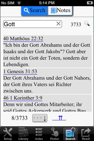 German Bile (Elberfelder Bibel ) screenshot 4