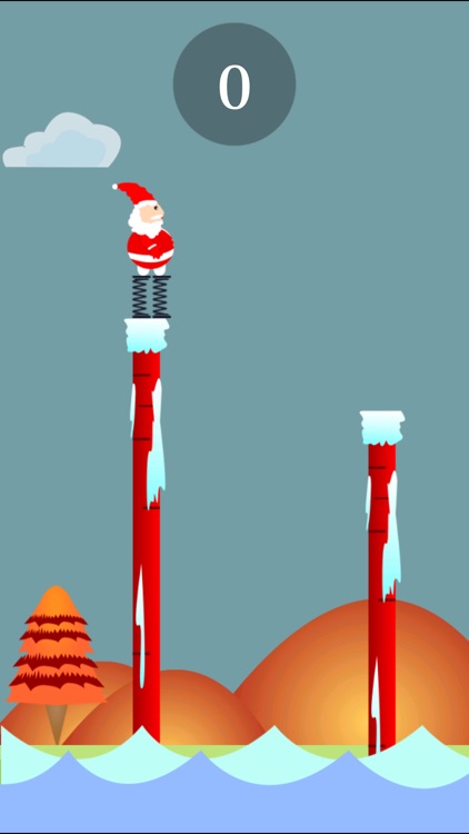 Xmas Santa's Spring Gambol planet - christmassy santa doodle jump hd fun game for teens ever