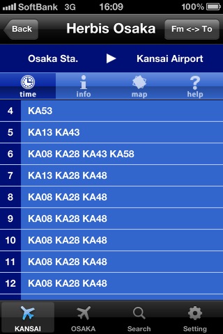 Osaka × Kansai Airport Limousine Bus screenshot 4