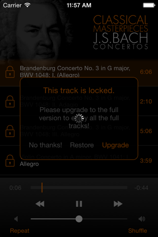 Bach: Concertos screenshot 4