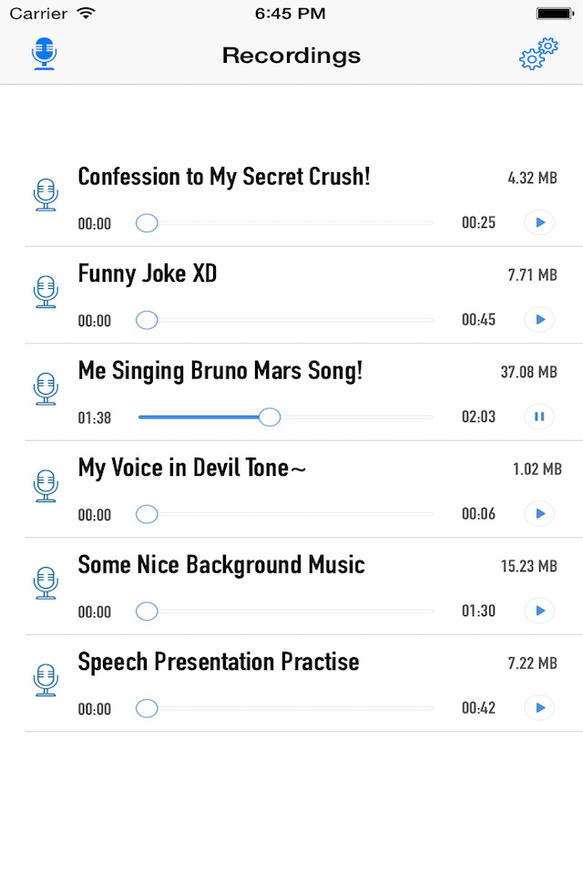 Simple Voice Recorder - Best App for Singing, Karaoke, during Call, HD Sound, Music, Audio screenshot 3