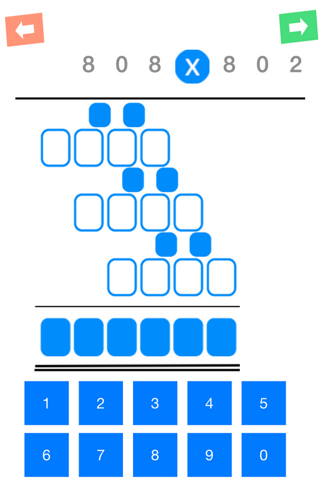 Multiplikationstrainer screenshot 3