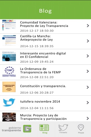Gobierno Transparente screenshot 3