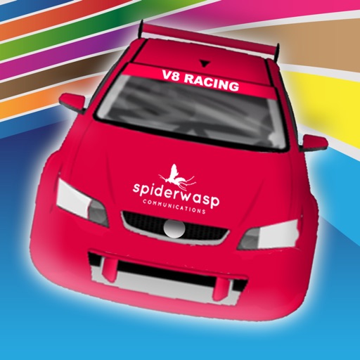 V8 Racing Car Game Icon