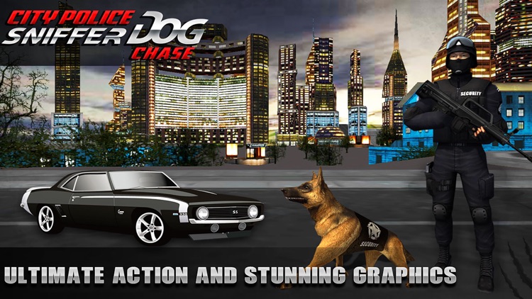 Security Police Dog Sniffer Simulator : Help forces secure the city from criminals