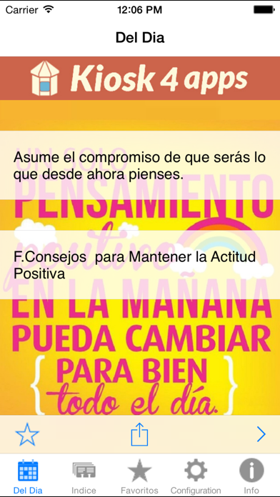 How to cancel & delete Frases para Pensar en Positivo y ser mas Feliz from iphone & ipad 1