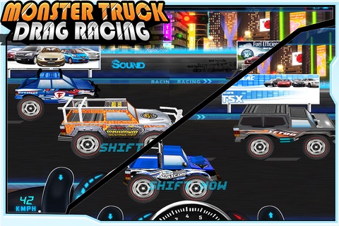 Monster Truck Drag Racing - 3d Car Game screenshot 3