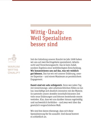 Wittig Ünalp Fachanwälte screenshot 4