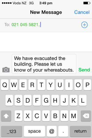 Staff Evacuation Checklist screenshot 2