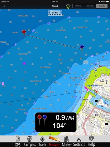Upper Normandy GPS Charts Pro screenshot 2