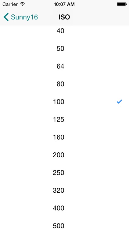 Sunny16 exposure calculator