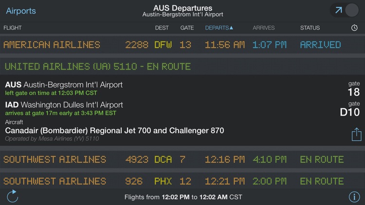 FlightBoard – Live Flight Departure and Arrival Status screenshot-3