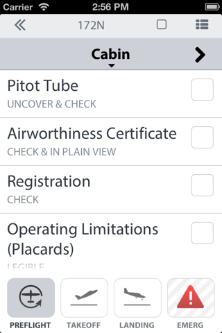 Qref Aircraft Checklists screenshot 2