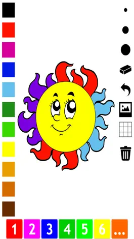 Game screenshot A Weather Coloring Book for Children: Learn to color the world mod apk